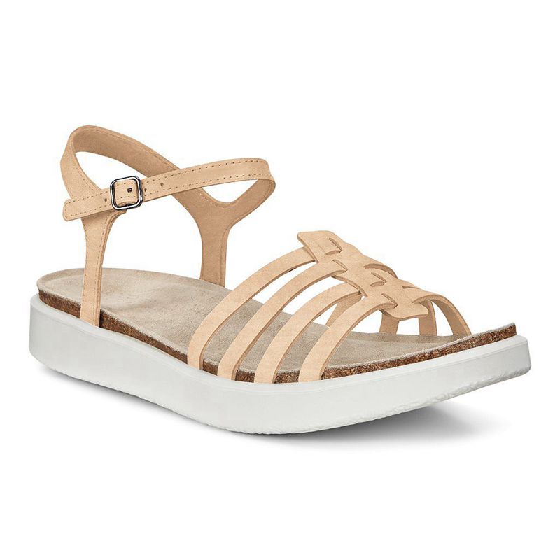 Women Ecco Corksphere Sandal - Sandals Beige - India PROXMQ412